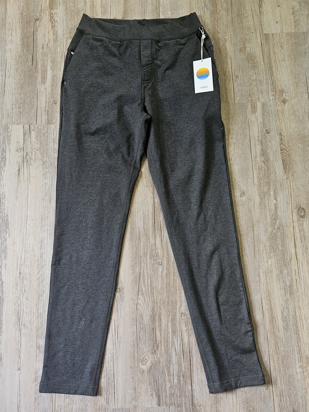 NWT Vuori Men's Dark Green Oregano Heather Coronado Athletic Stretch Pants Small